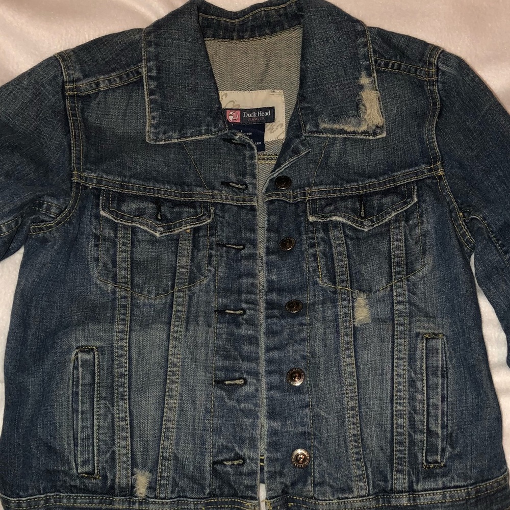 Duck head Brand Distressed Denim Jacket